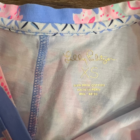 Lilly Pulitzer Declan Dress Blue Peri Go With the Flow - Picture 5 of 8